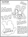 Free Printable Monkey Puppet
