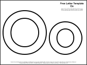 link to letter o template