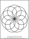 Free Coloring Page: Mandala 1